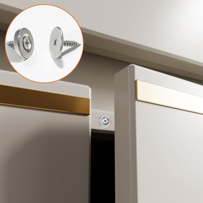 DEEKOUDT Set of 4 Magnetic Cabinet & Door Latch Catch Closures Cabinet Hardware Fittings - Image 5